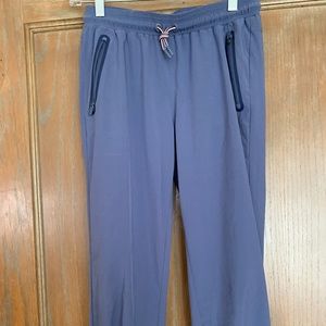 Blue Athleta Girl Cropped Joggers XL/14
